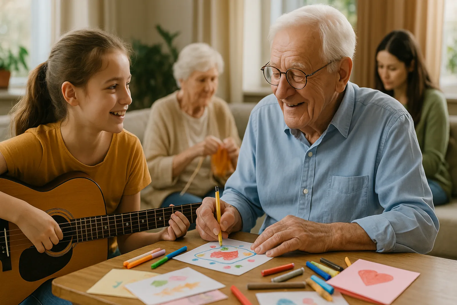 Youth and elderly together